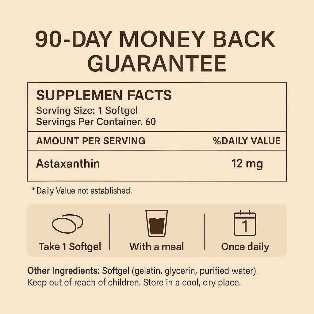Astaxanthin 12mg