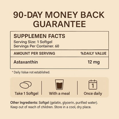 Astaxanthin 12mg